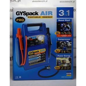 GYS GYSPACK AIR 400 - urządzenie rozruchowe z kompresorem, booster 12V, 1250A 6